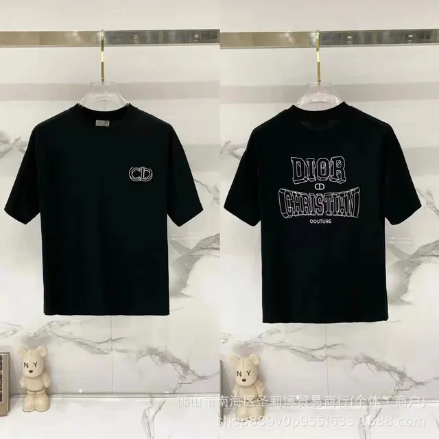 Dior Logo T-Shirt CD and Oblique Print