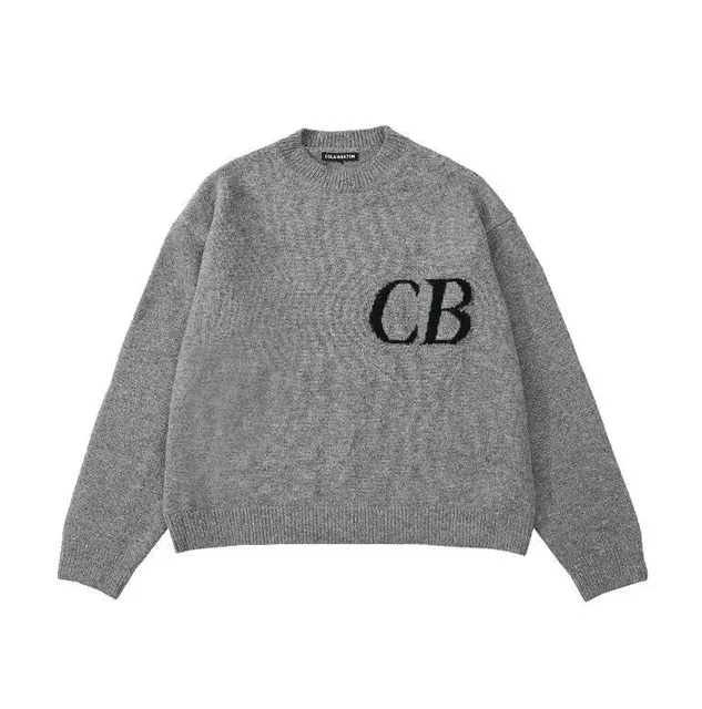 Cole Buxton Knit Sweater CB Logo