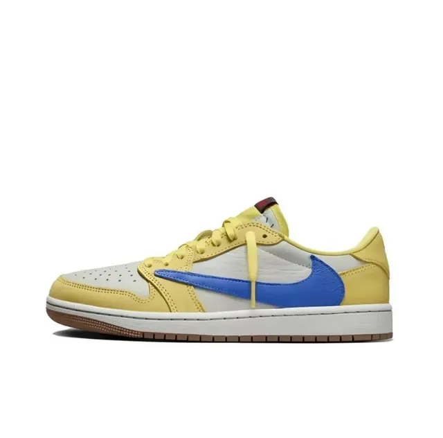 Air Jordan 1 Low Off-White Yellow Blue