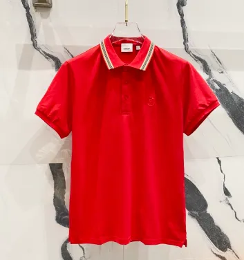 Burberry Polo Shirt Contrast Trim