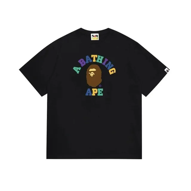 BAPE T-Shirt Multi-Color A Bathing Ape Logo