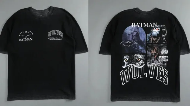 DC Comics × Wolverhampton Wanderers t shirts Graphic Print