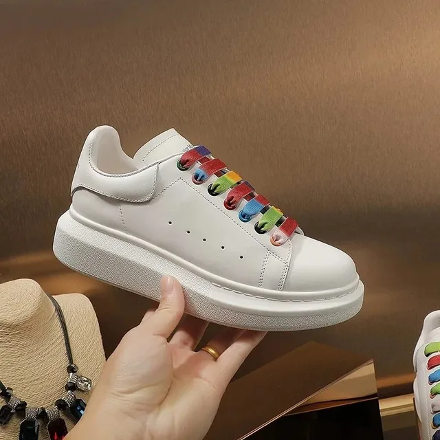 Alexander McQueen Oversized Sneaker Rainbow Lace