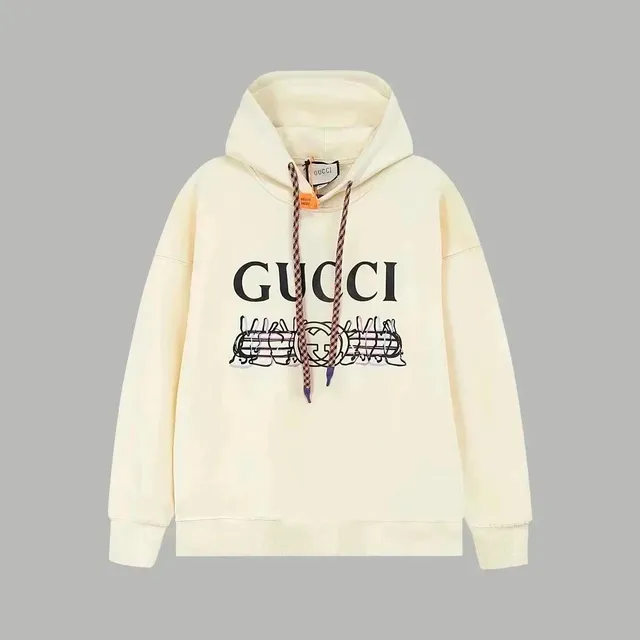 Gucci Logo Hoodie GG Web Print