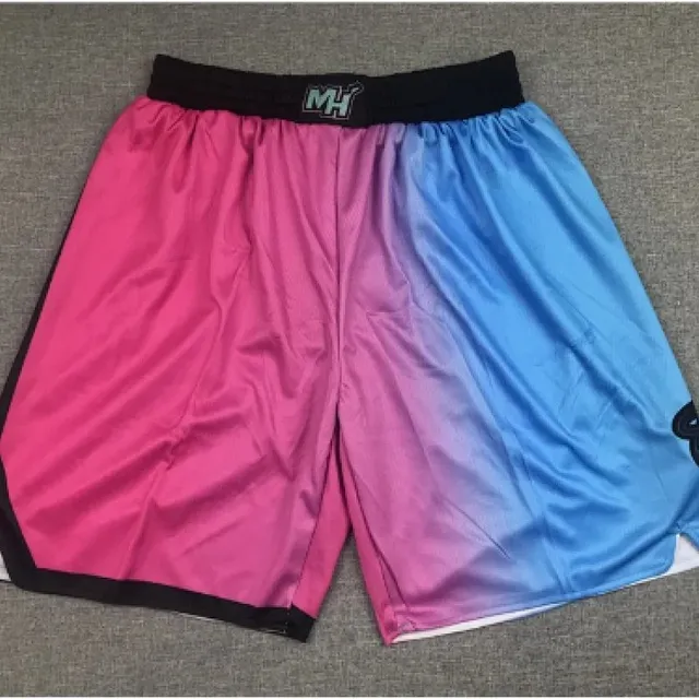 Basketball Shorts Gradient Pink to Blue