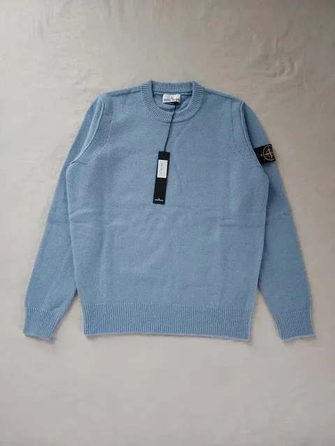 Stone Island Crewneck Sweater Light Blue