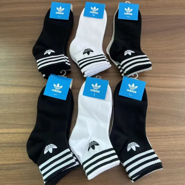 Adidas Trefoil Crew Socks Classic 3-Stripe