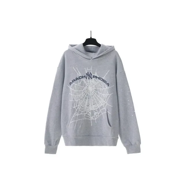 Sp5der Hoodie Spiderweb Print