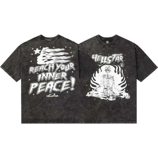Hellstar Graphic Tee Inner Peace Skeleton