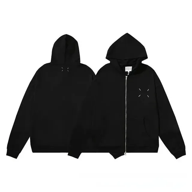 Maison Margiela Zip-Up Hoodie Stitch Detail