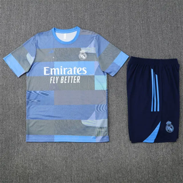 2526 short-sleeved real madrid light blue [camouflage style]