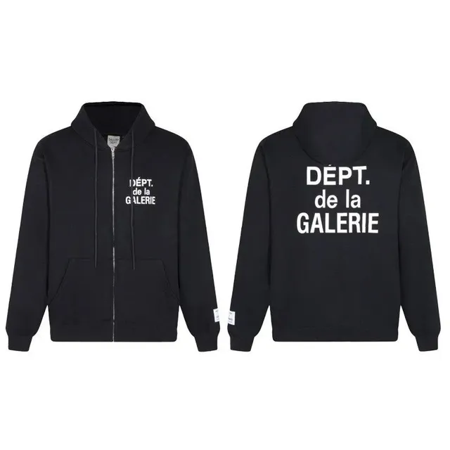 Gallery Dept. Zip-Up Hoodie DEPT. de la GALERIE Print