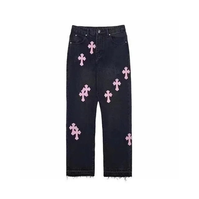 Chrome Hearts Cross Patch Jeans