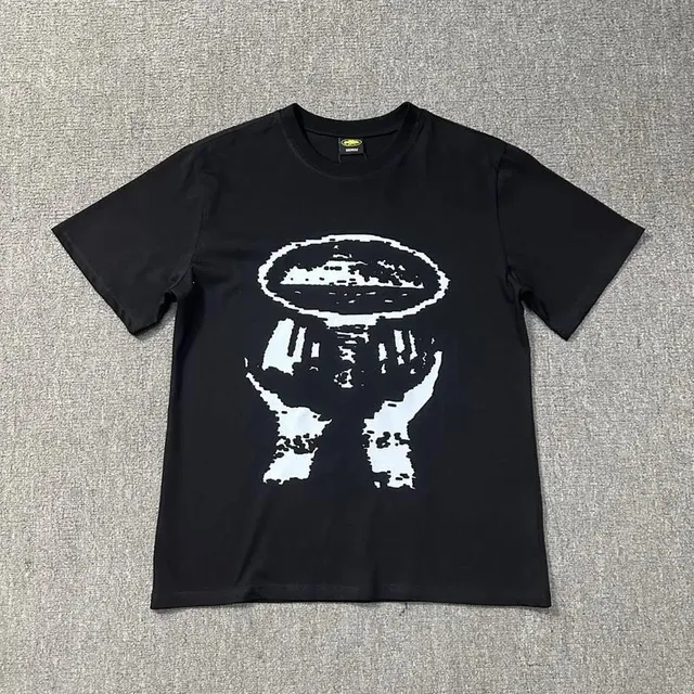 Corteiz Graphic Tee Pixelated UFO Print