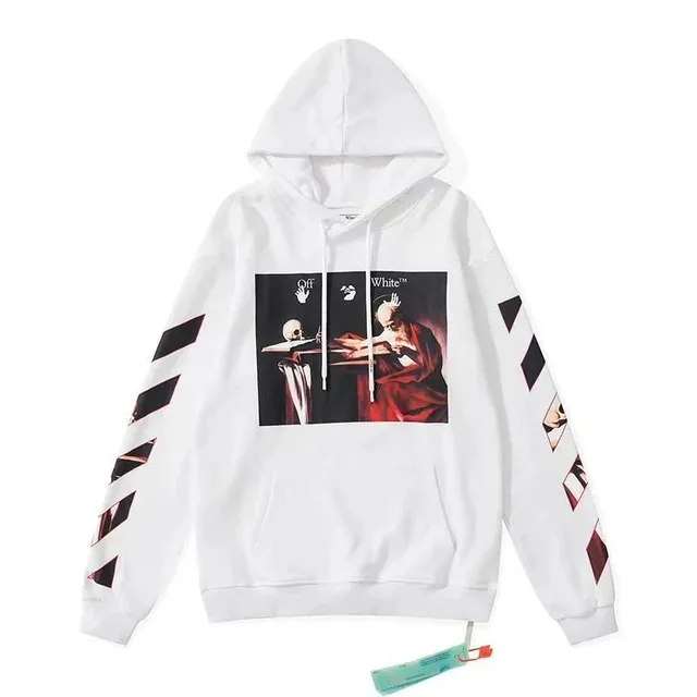 Off-White Hoodie Painting Print