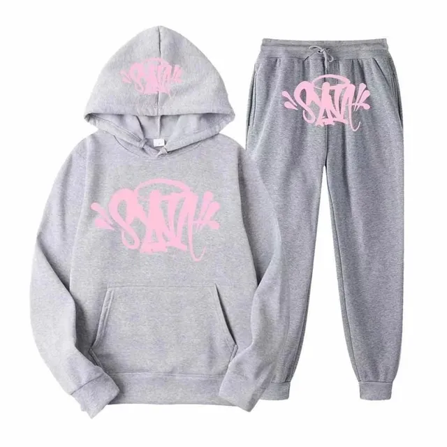 Syna World Hoodie and Joggers Set Graffiti Logo