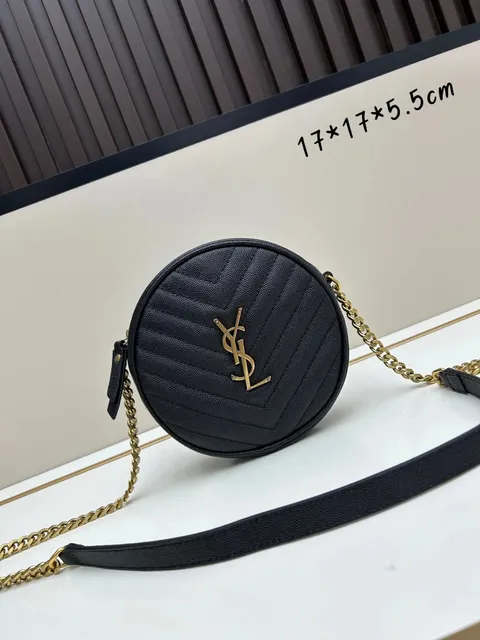 Saint Laurent Niki Mini Quilted Leather