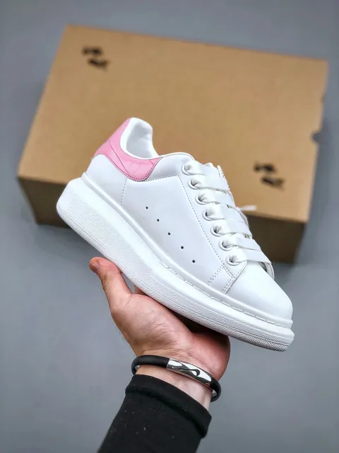 Alexander McQueen Oversized Sneaker White Pink
