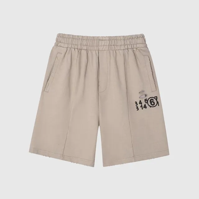 Maison Margiela Logo Shorts Numbers Patch