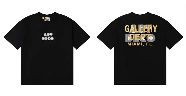 Gallery Dept. Art Deco Tee Gold Logo