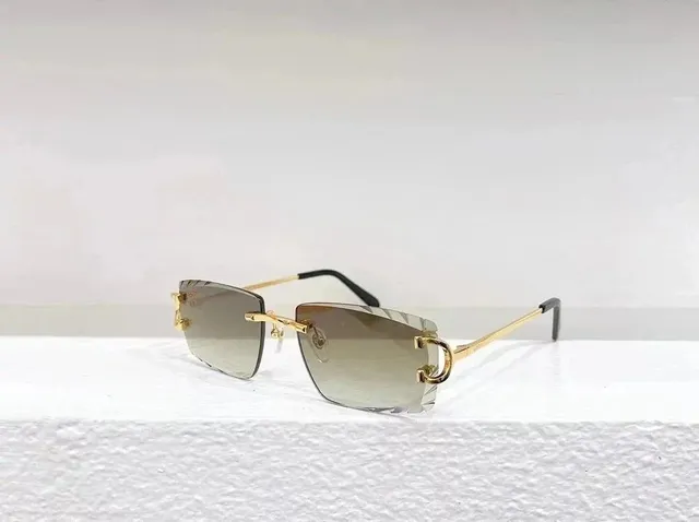 Cartier Juste Un Clou Sunglasses Gold Frame Gradient Lens