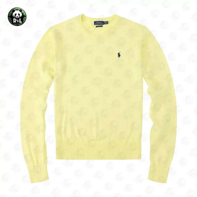Polo Ralph Lauren Classic Fit Crewneck Sweater Light Yellow