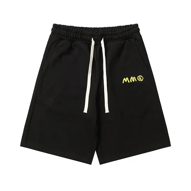 Maison Margiela Logo Shorts Yellow Logo