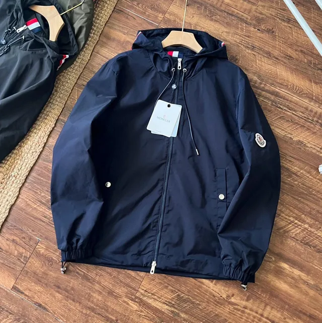 Moncler Hooded Jacket Classic Logo Patch