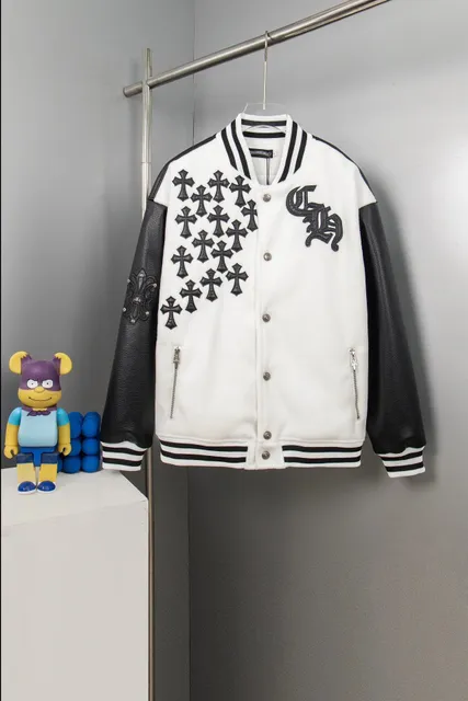 Chrome Hearts Varsity Jacket Cross Embroidery