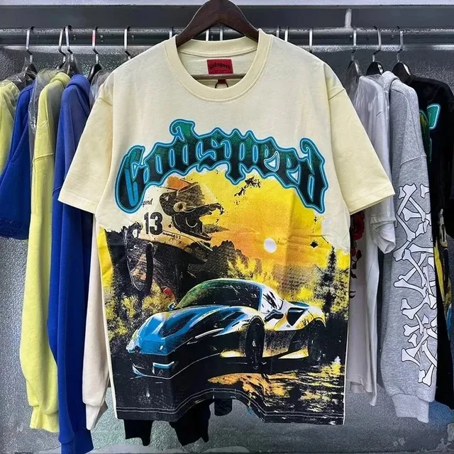 Corteiz Graphic Tee Godspeed Racing Print