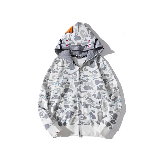 BAPE Shark Hoodie Camouflage Print