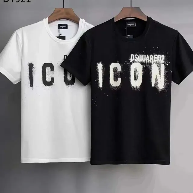 Dsquared2 ICON Graphic Tee Spray-Paint Logo