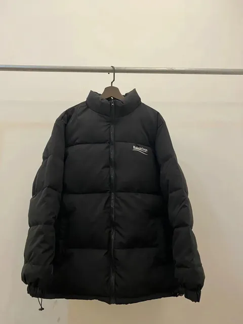 Balenciaga Puffer Jacket Logo Embroidered
