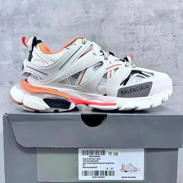 Balenciaga Triple S White/Orange