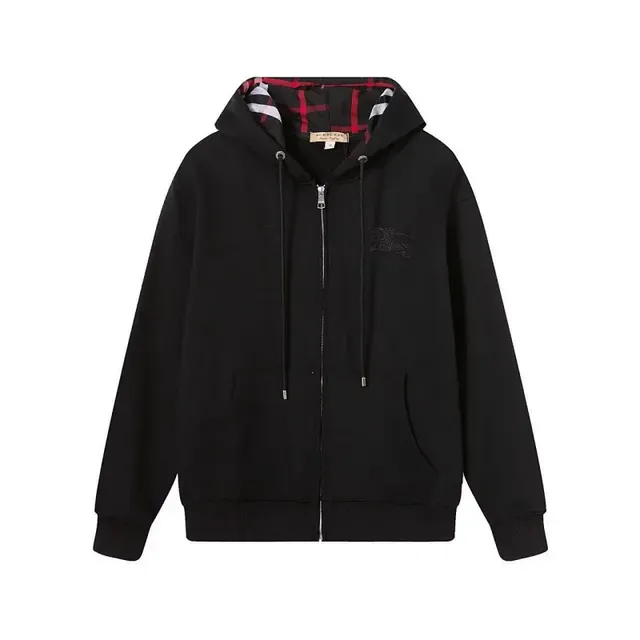 Burberry Zip-Up Hoodie Equestrian Knight Logo