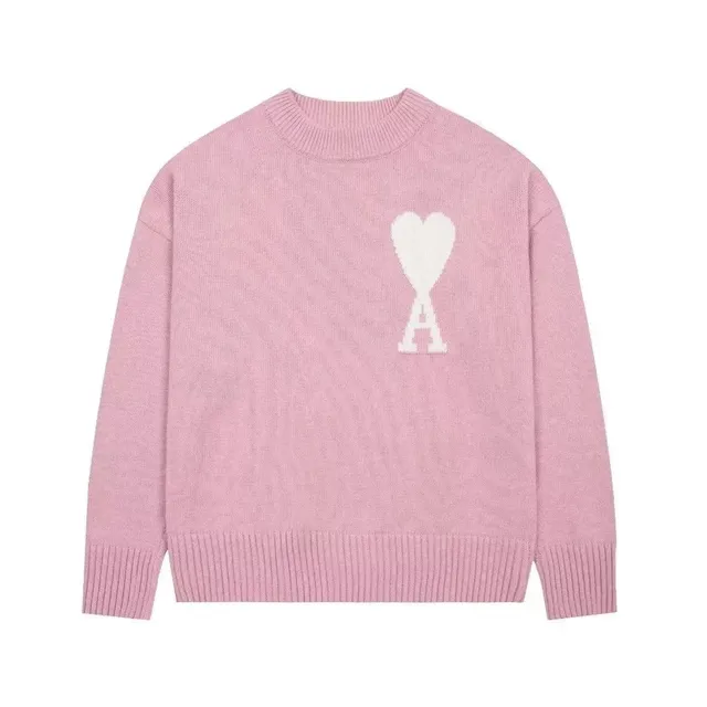 AMI Paris Knit Sweater Heart Logo