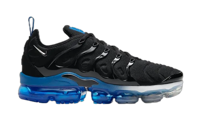 Nike Air Max Plus Triple Black with Royal Blue