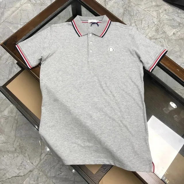 Moncler Polo Shirt Tri-Color Trim