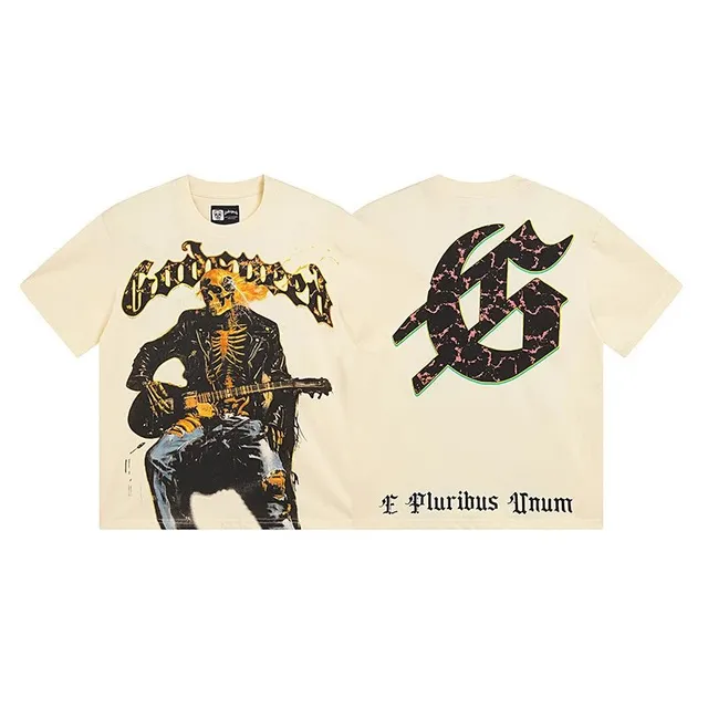 Godspeed Graphic Tee Skeleton Guitarist