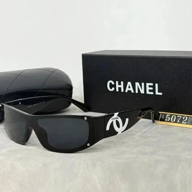 Chanel Aviator Sunglasses CC Logo Temple