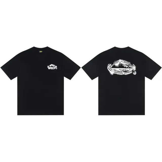 Corteiz Graphic Tee White Logo Print