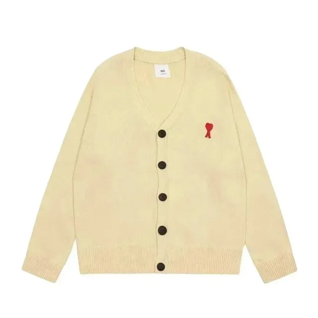 Amiri Cardigan Heart Embroidery