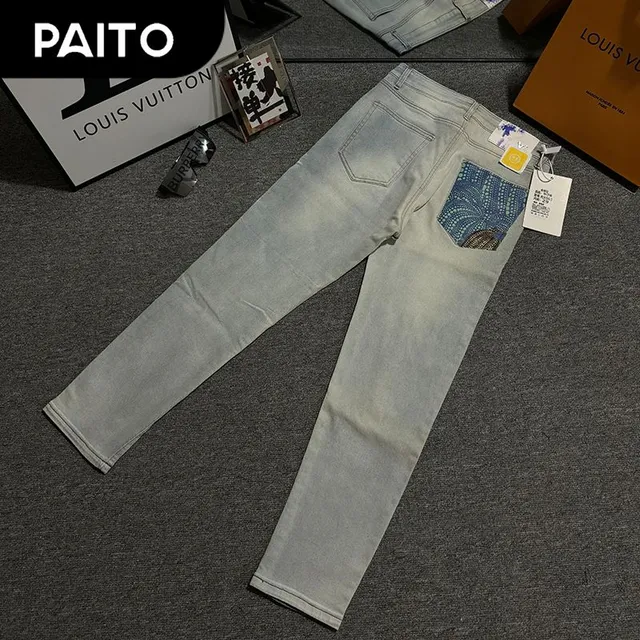 Louis Vuitton Slim Fit Jeans Patch Pocket