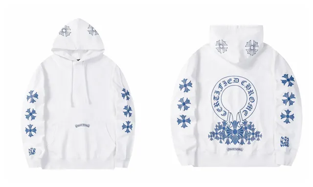Chrome Hearts Hoodie Floral Print