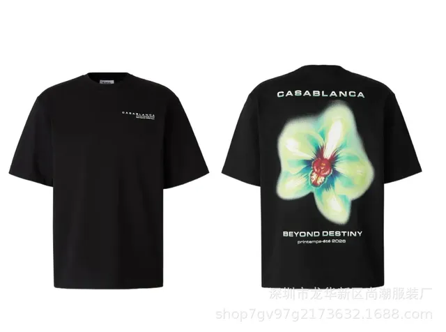 Casablanca Graphic Tee Beyond Destiny Orchid Print