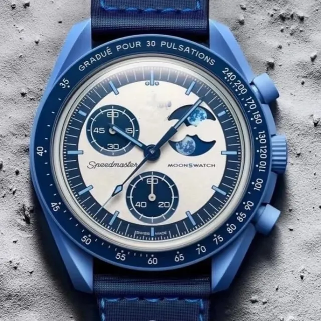 Omega Speedmaster Moonwatch Blue Ceramic Chronograph