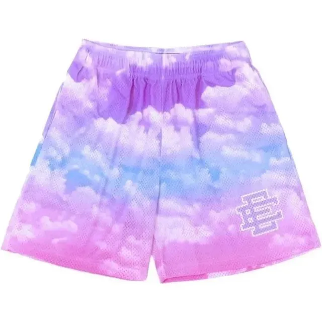 Fear of God Essentials Mesh Shorts Cloud Print