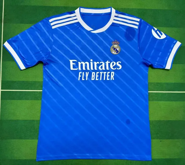Adidas Real Madrid Home Jersey Emirates Fly Better Blue