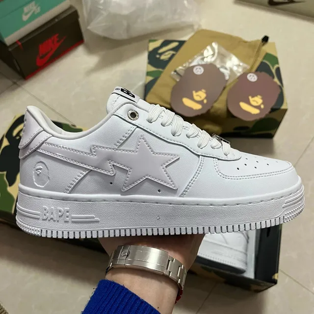 Nike Bape Sta Triple White