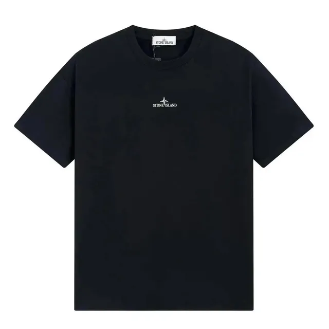 Stone Island T-Shirt Logo Embroidered